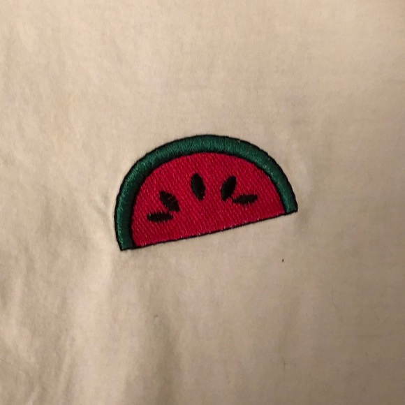 ASOS Curve Embroidered Watermelon Ringer Tee - Picture 3 of 3